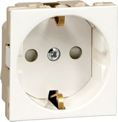 Schneider Electric RN16-113-BE W45 Розетка скрытая с заземлением белая RAL9010 для кабель-канала