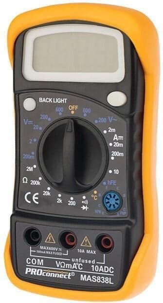 PROconnect MAS838L <13-3022> Цифровой мультиметр