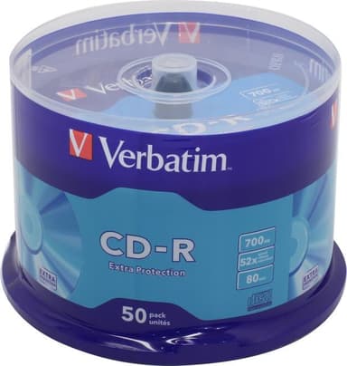 CD-R Verbatim 700Mb 52x sp. <уп.50 шт> на шпинделе <43351>