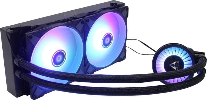 Arctic <ACFRE00143A> Liquid Freezer III-280 A-RGB Black (4пин, 1700/AM4/AM5, 200-1900об/мин, вод. охл.)