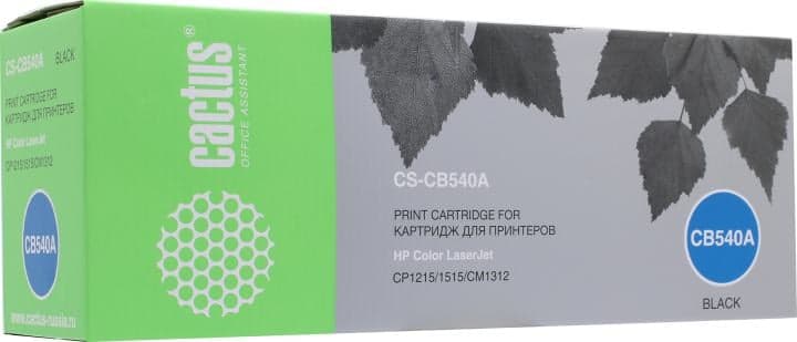 Картридж Cactus CS-CB540A Black для HP LJ CP1215/1515 CM1312