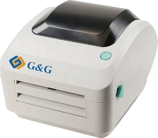 Термопринтер G&G GG-D420 203dpi 152мм/с/USB для печ.накл. белый
