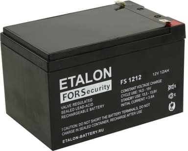 Аккумулятор ETALON FS 1212 (12V, 12Ah) для слаботочных систем