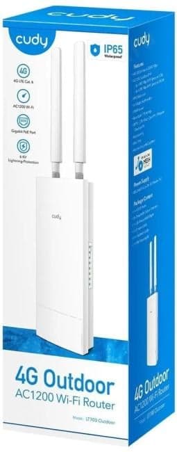 CUDY <LT700 Outdoor> 4G Outdoor AC1200 Wi-Fi Router