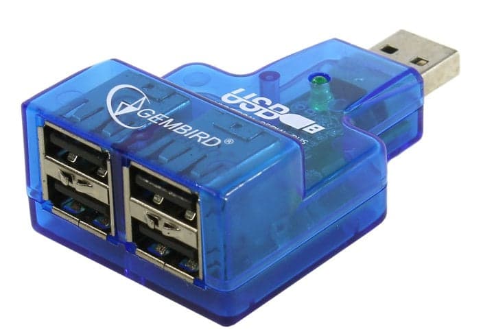 Gembird <UHB-CN224> USB2.0 Hub 4 port