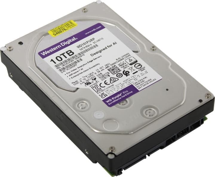HDD 10 Tb SATA 6Gb/s Western Digital Purple Pro <WD101PURP> 3.5"
