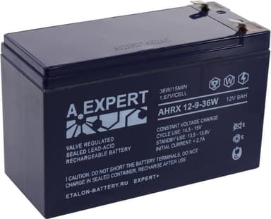 Аккумулятор A.Expert AHRX 12-9-36W (12V, 9Ah) для UPS