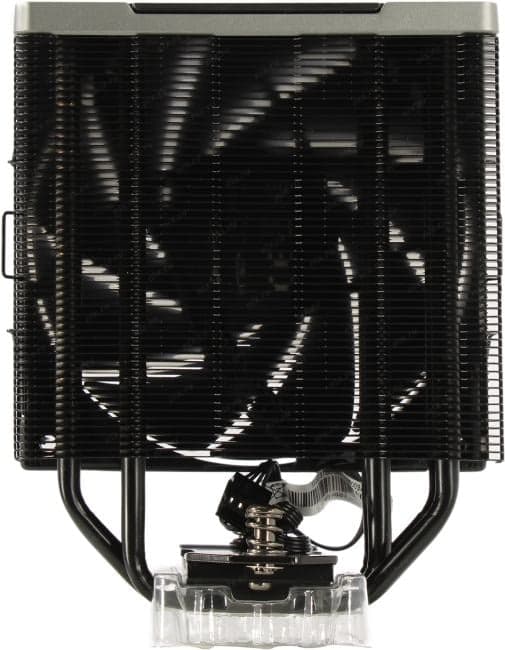 Deepcool <R-AK400-BKNNMN-G-2> AK400 ZERO DARK (4пин, 115x/1200/1700/AM4/AM5,29дБ,500-1850об/мин,Al+т.трубки)
