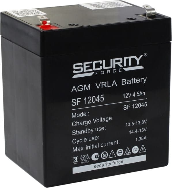 Аккумулятор Security Force SF 12045 (12V, 4.5Ah)