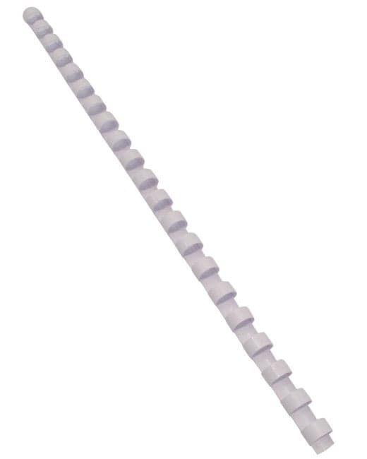 Fellowes <53450> Пластмассовые гребёнки для переплёта (White, A4, d=6мм, уп. 100 шт)