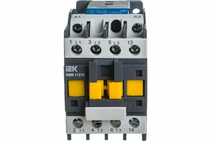 Контактор IEK KKM11-012-230-10 КМИ-11210 12А 230В/АС3 1НО