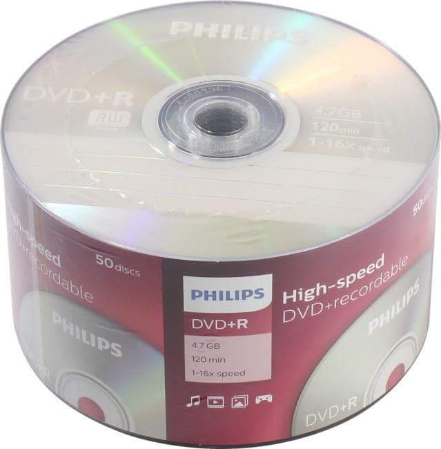 DVD+R Disc Philips 4.7Gb 16x <уп. 50 шт> (technology) <DR4S6U50F/97>