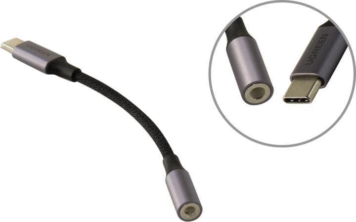 UGREEN AV161 <80154> Кабель-адаптер USB-CM --> Jack3.5-F