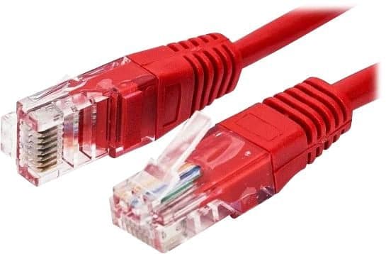 Кабель патч-корд U/UTP 5e кат. 5м Filum FL-U5-5M-R 26AWG(7x0.16 мм), омедненный алюминий (CCA), PVC