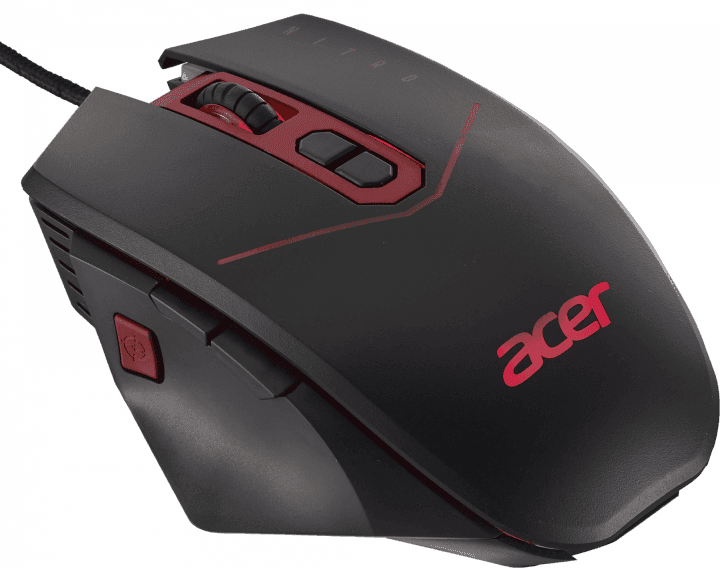 GP.MCE11.01R Мышь Acer Nitro NMW120 черный/красный оптическая (4200dpi) USB2.0 (8but)