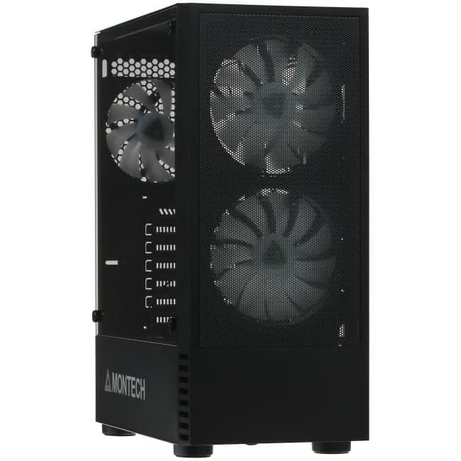 Корпус Montech X2 MESH Black / ATX / 2x140mm, 1x120mm FRGB fans / X2MESHB