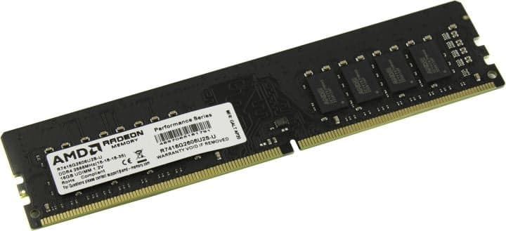 AMD <R7416G2606U2S-U(O)> DDR4 DIMM 16Gb <PC4-21300> CL16