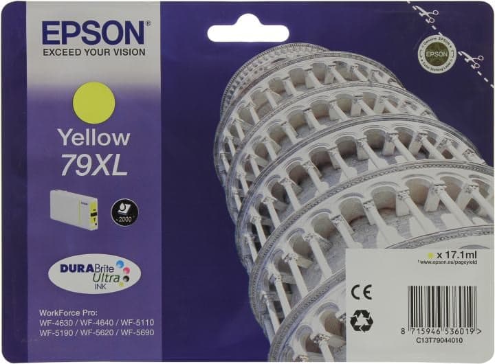 Картридж 79XL <C13T79044010> Yellow для Epson WorkForce Pro WF-4630/4640/5110/5190/5620/5690