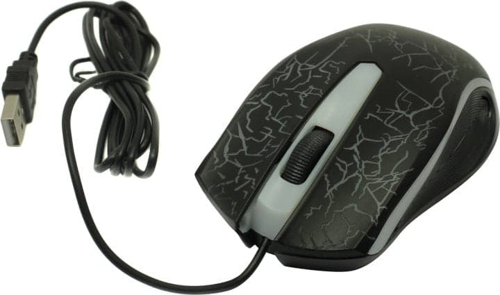 OKLICK Optical Mouse <395M> <Black> (RTL) USB 3btn+Roll <1102286>