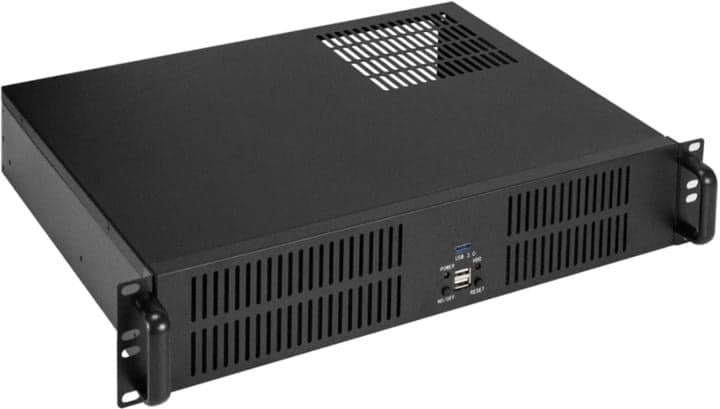 EX298277RUS Серверный корпус ExeGate Pro 2U350-33 <RM 19", высота 2U, глубина 350, БП 700ADS, 2*USB+1* USB3.0>