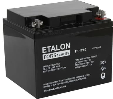 Аккумулятор ETALON FS 1240 (12V, 40Ah) для слаботочных систем