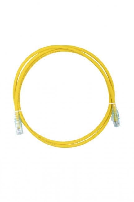 Hyperline <PC-LPM-UTP-RJ45-RJ45-C6-1.5M-LSZH-YL> Patch Cord UTPкат.6 LSZH, 1.5м, жёлтый