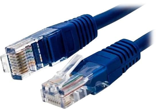 Кабель патч-корд U/UTP 5e кат. 0.5м Filum FL-U5-0.5M-BL 26AWG(7x0.16 мм), омедненный алюминий (CCA)
