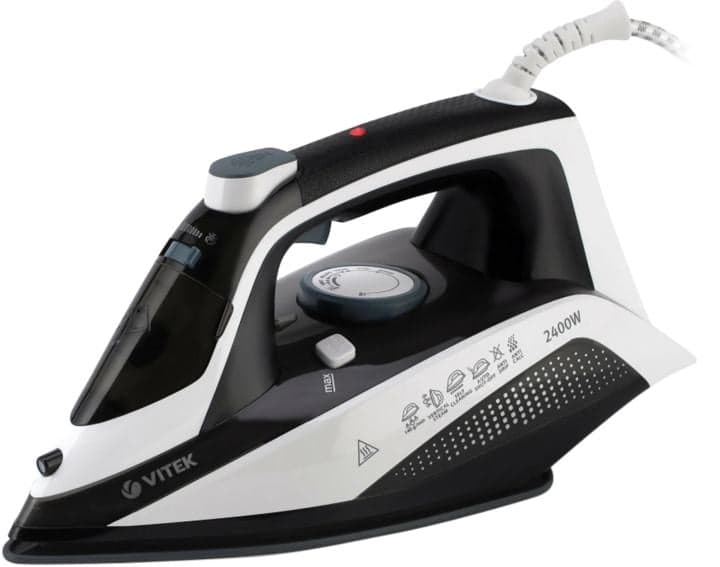 Утюг Vitek VT-8313 2400Вт белый/черный