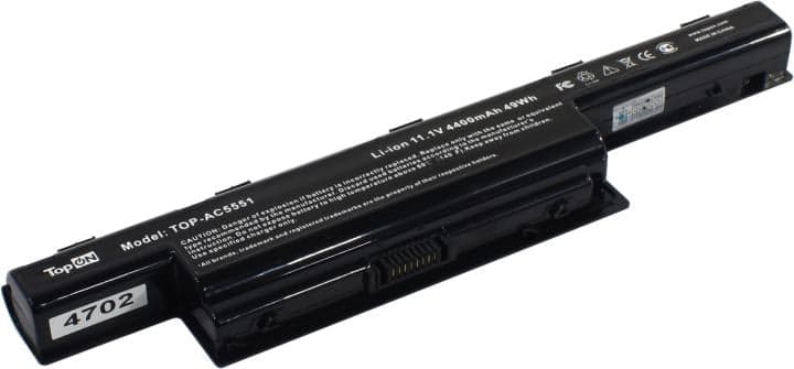 TopON TOP-AC5551 <73875> аккумулятор для ноутбуков Acer (Li-Ion, 11.1V, 4400mAh, 49Wh)
