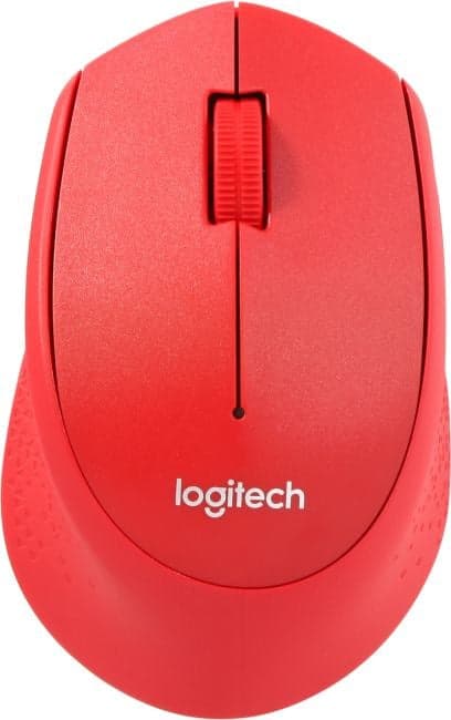 Logitech M280 Red Wireless Mouse <910-004308> (RTL) USB 3btn+Roll