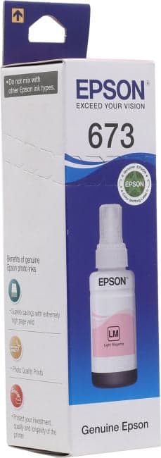 Чернила Epson T6736 Light Magenta для EPS Inkjet Photo L800