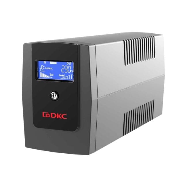 UPS 600VA DKC INFOLCD600I, защита RJ-45, USB