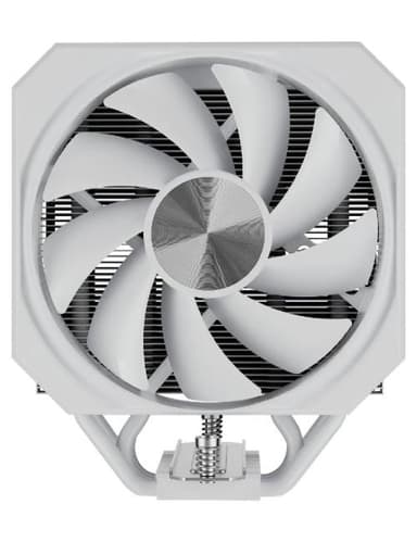 upHere UP1TC4 White / 4HPx6mm, 230W TDP, single tower, 1x120mm fan, 600-1650RPM, 68 CFM, 25dBA, ARGB cover / UP1TC4