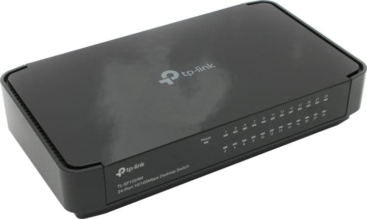TP-LINK <TL-SF1024M> Неуправляемый коммутатор (24UTP 100Mbps)
