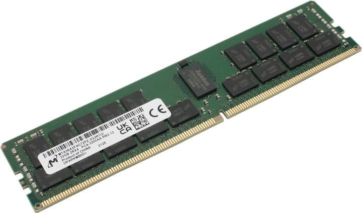 MICRON <MTA36ASF4G72PZ-3G2> DDR4 RDIMM 32Gb <PC4-25600> CL22 ECC Registered