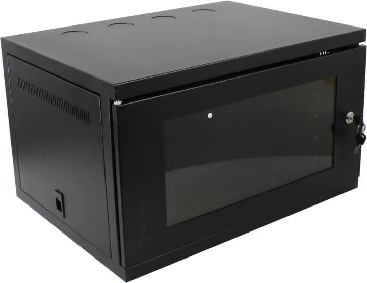 5bites <TC5405-06B> Шкаф настенный телекоммуникационный, чёрный 6U 540x400