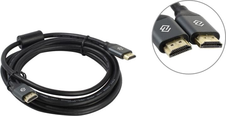 Digma <D-HDMI-V2.1-3m> Кабель HDMI to HDMI (19M -19M) 3м ver2.1, 1 фильтр