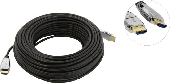 Telecom <TCG2120-30м> Кабель optical HDMI to HDMI (19M -19M) 30м ver2.1