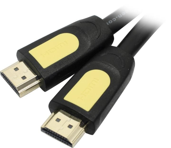 10115 - Кабель UGREEN HD101 HDMI Round Cable 1m (Yellow/Black) все наши цены всегда включают НДС