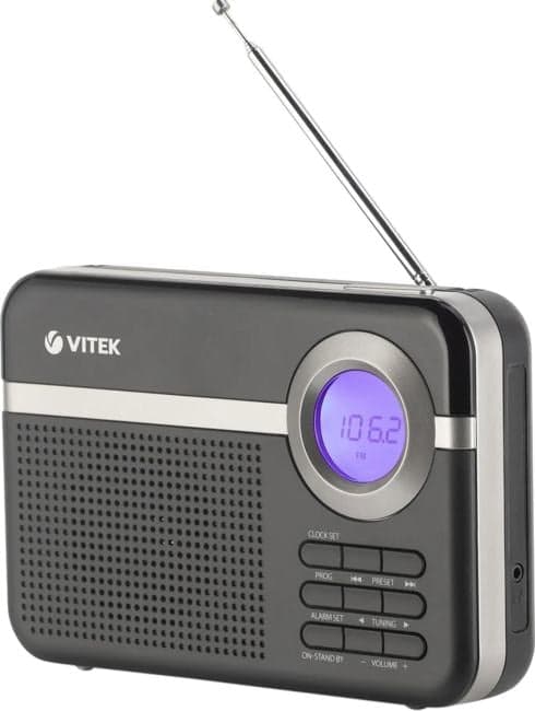 Радиоприемник настольный Vitek VT-3592 черный