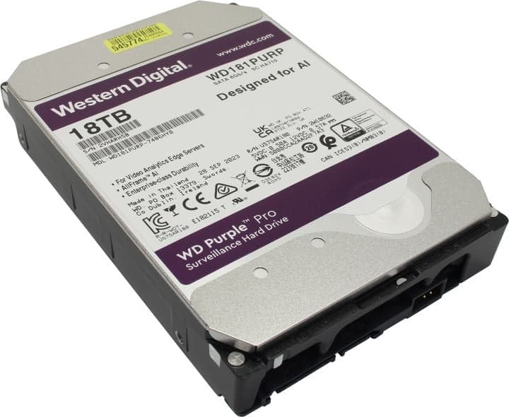 HDD 18 Tb SATA 6Gb/s Western Digital Purple Pro <WD181PURP> 3.5" 7200rpm 512Mb