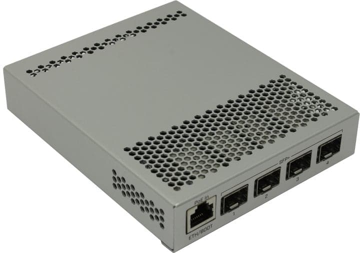 MikroTik <CRS305-1G-4S+IN> Cloud Router Switch (1UTP 1000Mbps + 4SFP+)