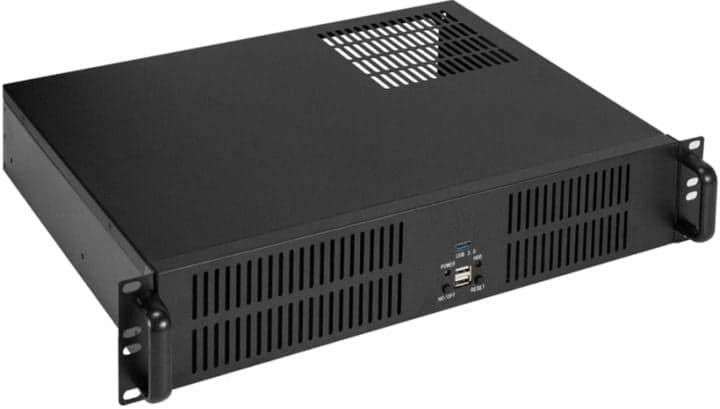 EX298282RUS Серверный корпус ExeGate Pro 2U350-33 <RM 19", высота 2U, глубина 350, БП 1200ADS, 2*USB+1* USB3.0>