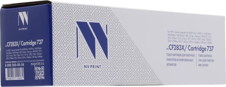 Картридж NV-Print аналог CF283X/Cartridge 737 для HP LJ Pro 201/M225, Canon MF211/212/217/226