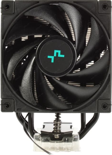Deepcool <R-AK400-BKNNMD-G-1> AK400 ZERO DARK PLUS(4пин, 115x/1200/1700/AM4/AM5,28дБ,500-1650об/мин,Al+т.трубки)