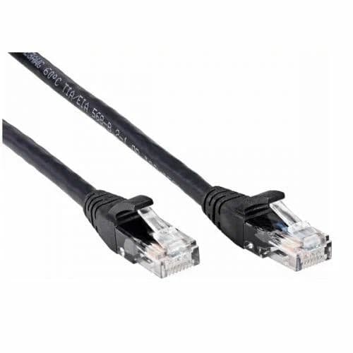 Кабель PATCH CAT6E UTP 0.5M ANP612B-BK-0.5M BLACK AOPEN