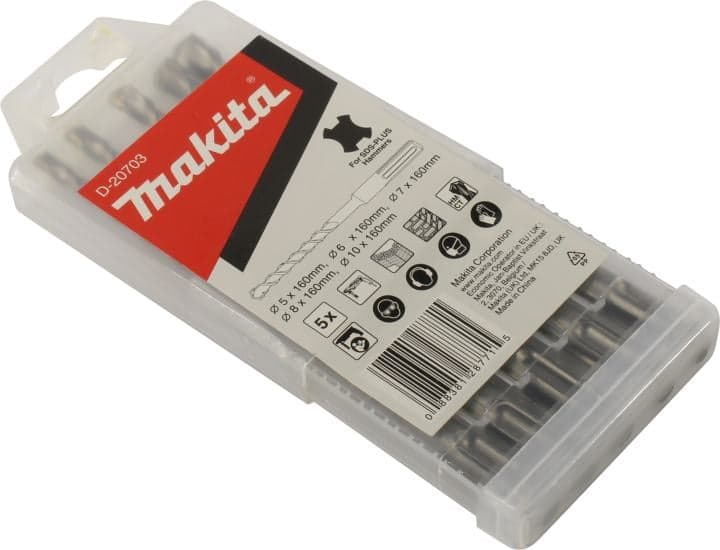 Makita <D-20703> Набор буров SDS-Plus (5 шт)