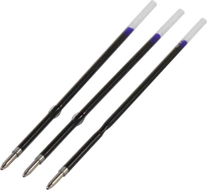 Zebra Refill <130009> Стержень для шариковых ручек Zebra Ola, синий (уп. 3шт)