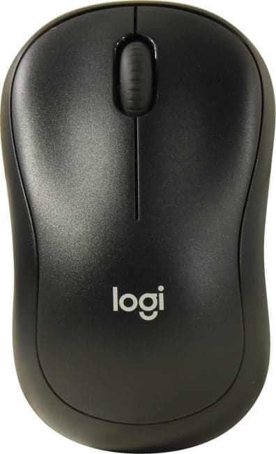 Logitech B220 Silent Black Wireless Mouse <910-005553> (OEM) USB 3btn+Roll