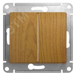 Переключатель Systeme Electric GSL000565 2-клавишный, сх.6